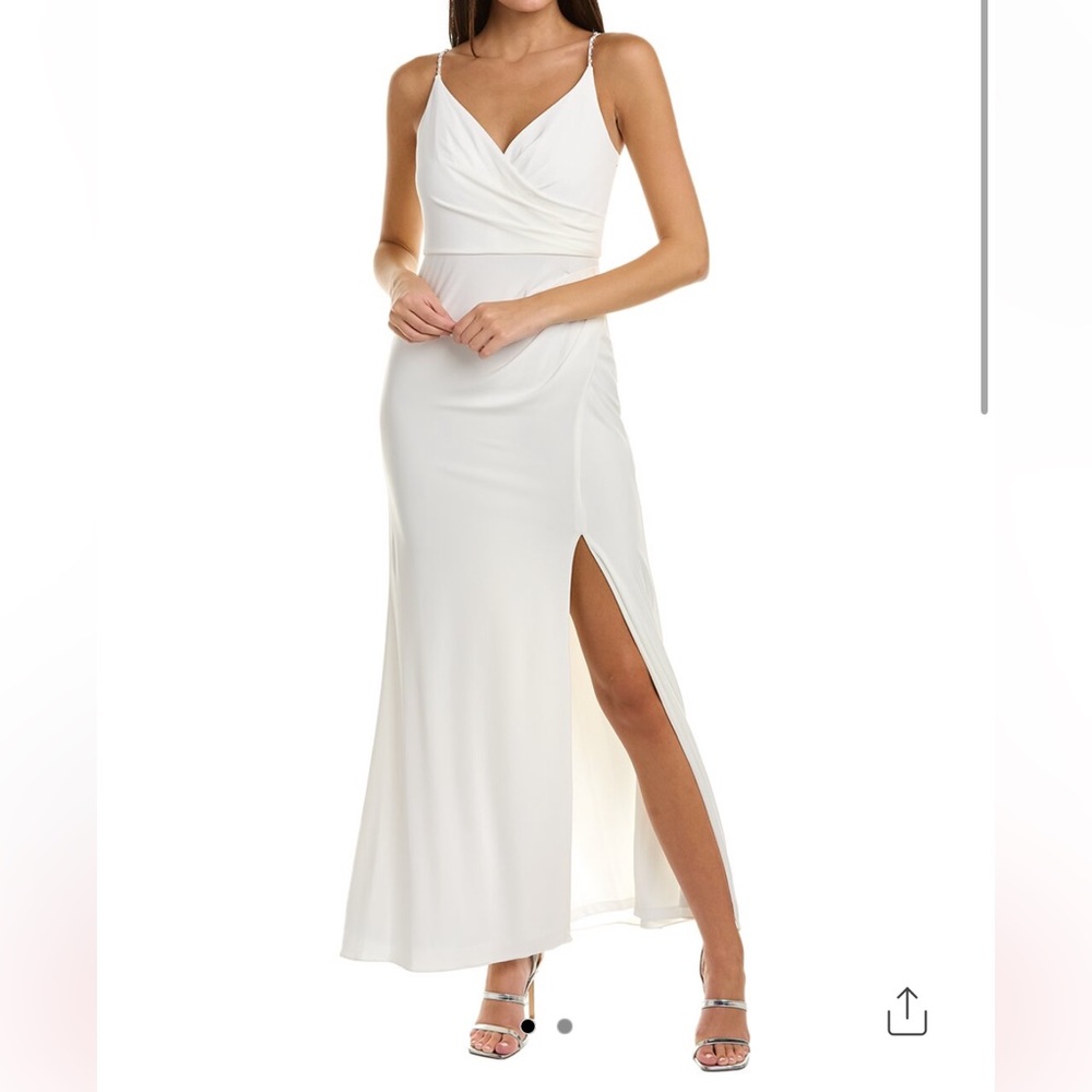 Adrianna Papell Beaded Mermaid Gown